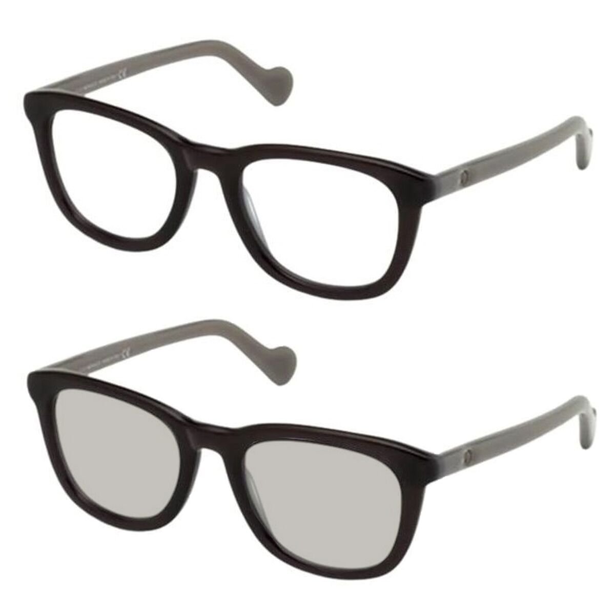 Solbriller for Menn Moncler PHOTOCHROMIC TRANSPARENT GRAY WITH MEDIUM GRAY - Hvis du liker og vise fram det nyeste innen mote og komplimenter