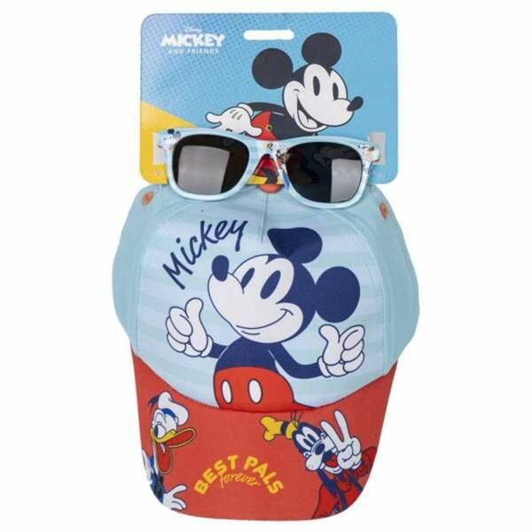 Sett med hette og solbriller Mickey Mouse 2 Deler Barne - Hvis du liker og vise fram det nyeste innen mote og komplimenter og tilbehør er viktig for ut