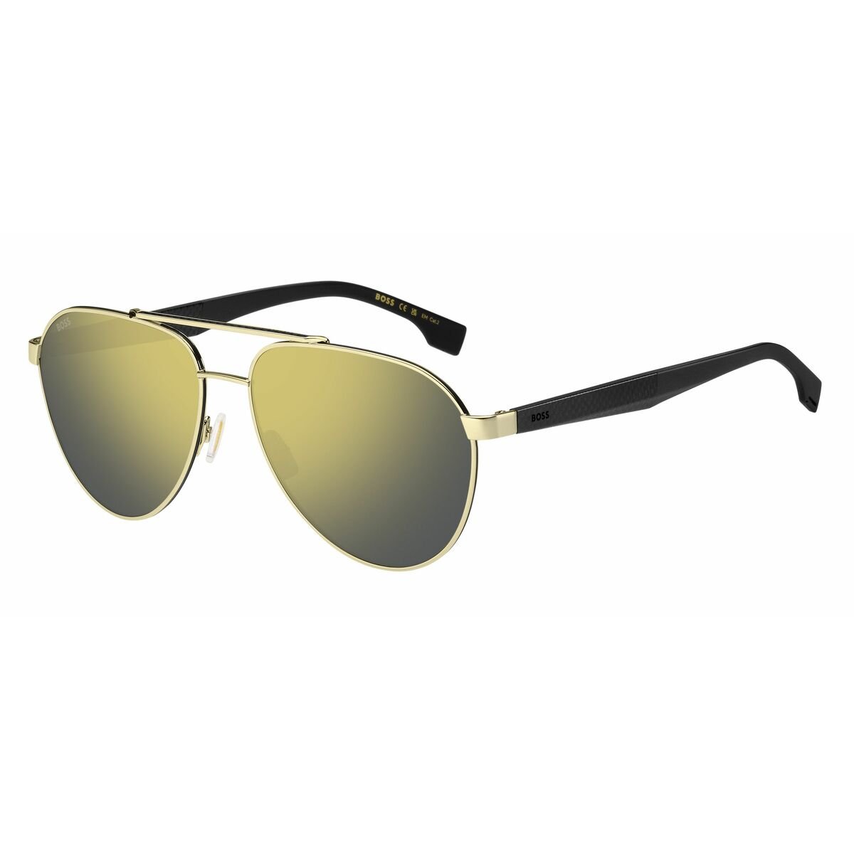 Solbriller for Menn Hugo Boss BOSS-1485-S-RHL Gyllen ø 60 mm