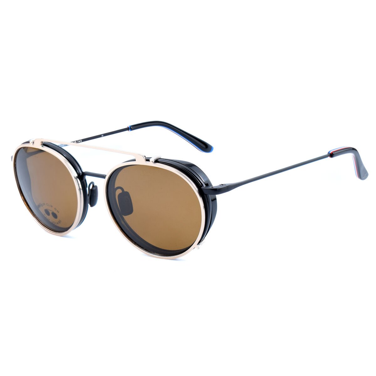 Herre Glassramme Vuarnet VL18080001-SUNCLIP Svart ø 54 mm